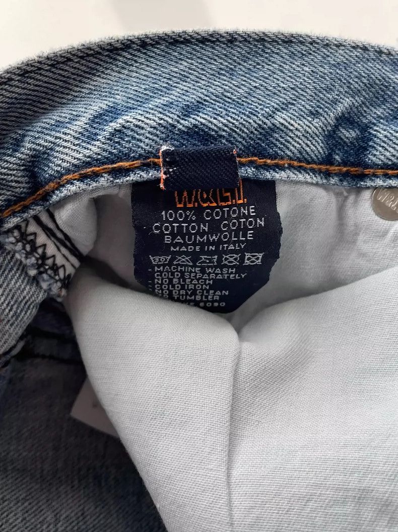 Walter Van Beirendonck Walter Van Beirendonck 1997AW Graffiti Denim Shorts- DMC Size US 28 / EU 44 - 3 Thumbnail