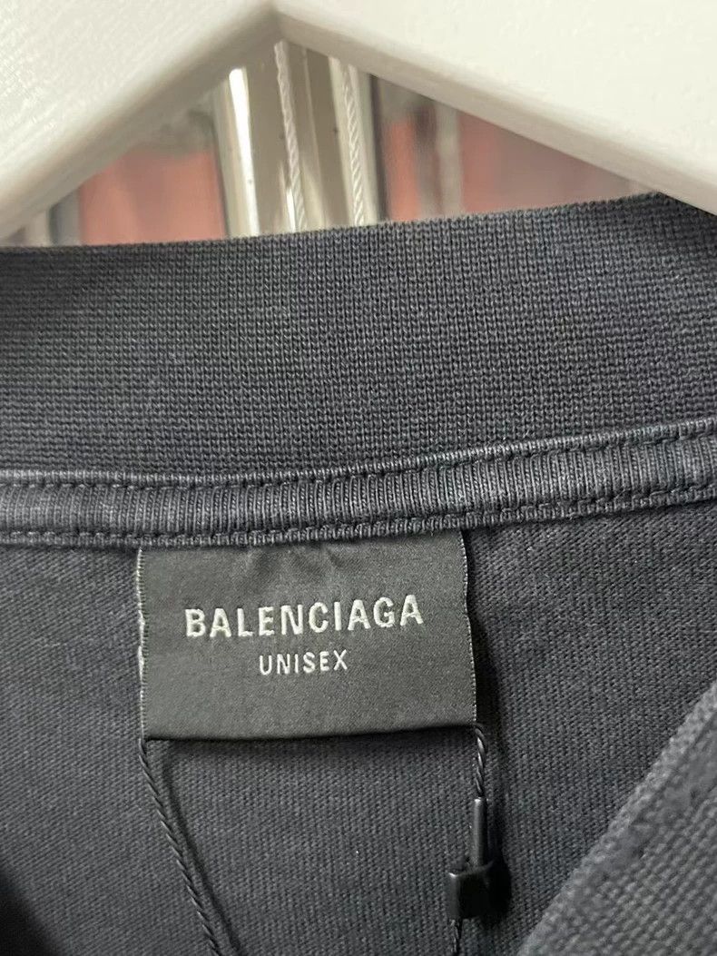 Balenciaga Balenciaga Long Sleeve Distressed T-Shirt- DMC Size US S / EU 44-46 / 1 - 6 Thumbnail