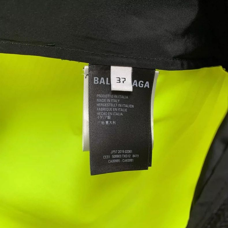 Balenciaga Neon Yellow Windbreaker Jacket- DMC
