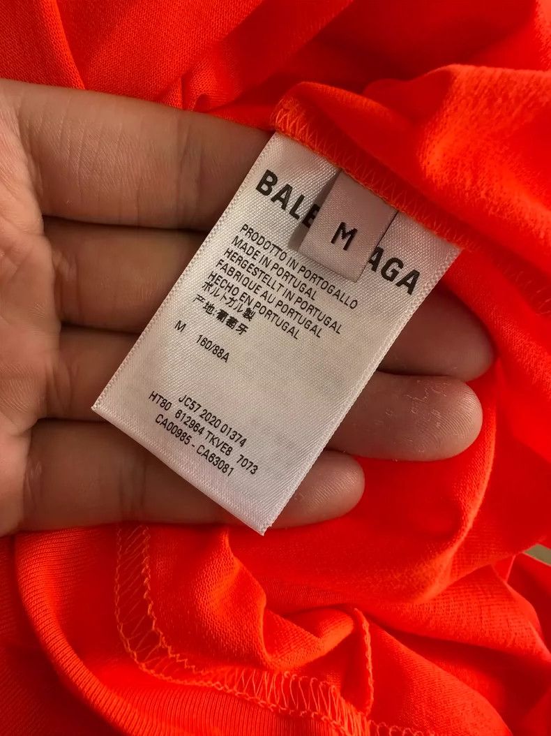 Balenciaga Balenciaga Orange Short Sleeve T-Shirt for Sale- DMC Size US M / EU 48-50 / 2 - 4 Thumbnail