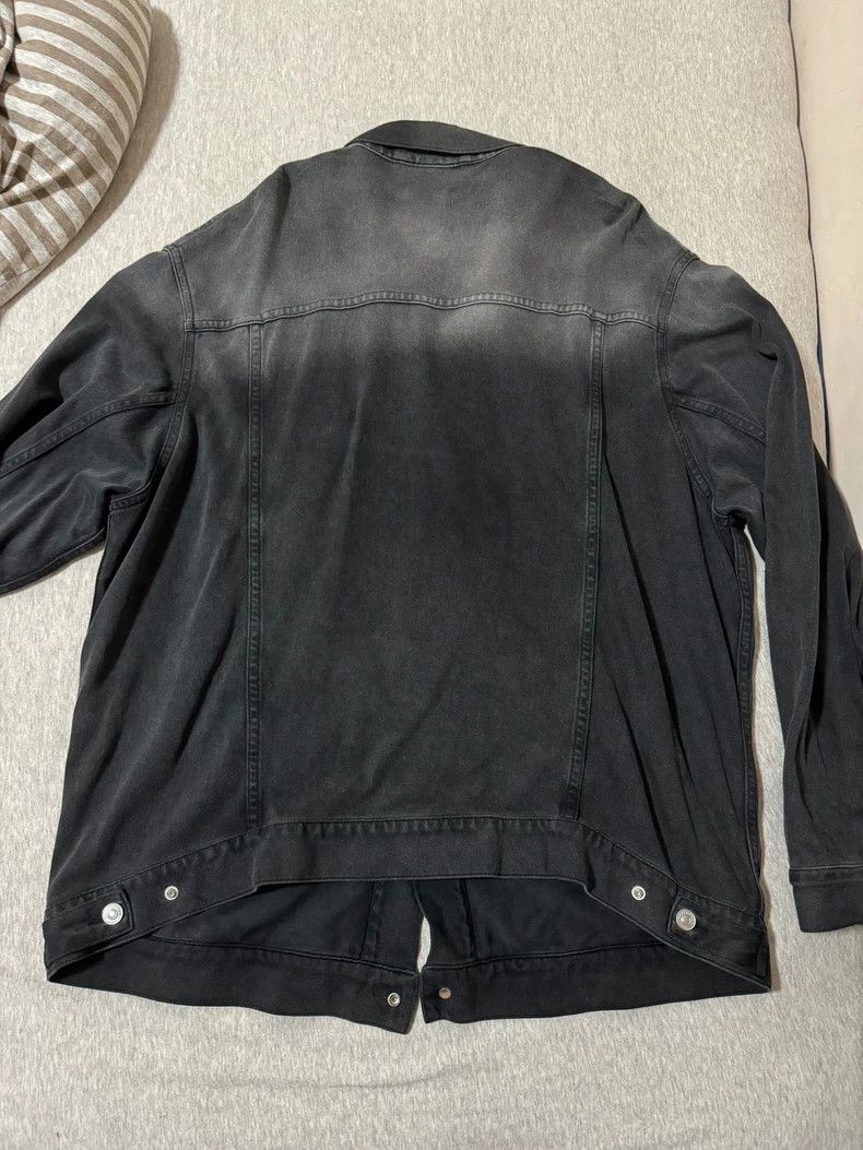 Balenciaga Balenciaga Gray Black Denim Jacket M Size- DMC Size US M / EU 48-50 / 2 - 5 Thumbnail