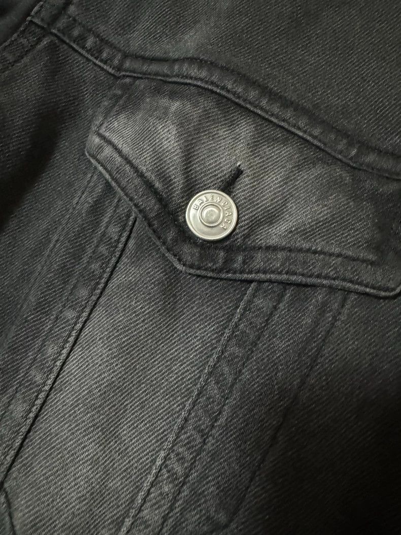 Balenciaga Balenciaga Gray Black Denim Jacket M Size- DMC Size US M / EU 48-50 / 2 - 3 Thumbnail