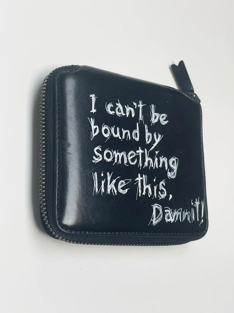 Comme des Garcons COMME des GARCONS Leather Card Holder Wallet- DMC Size ONE SIZE - 2 Thumbnail