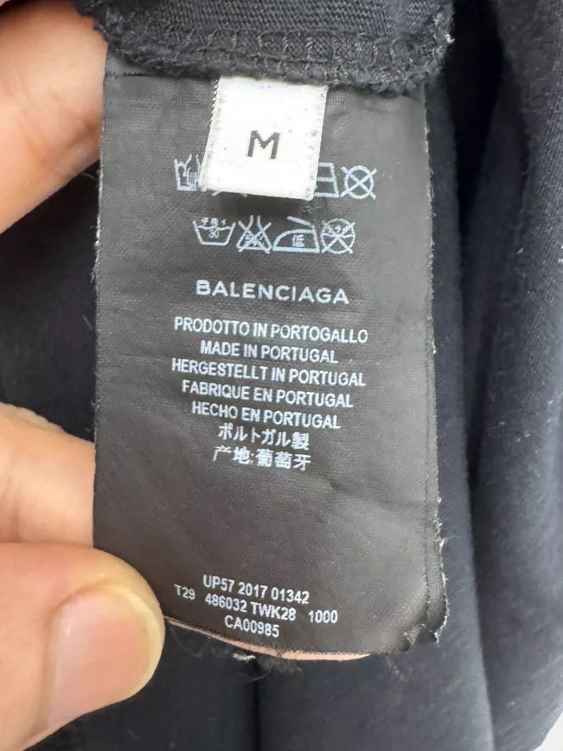 Balenciaga Balenciaga Short Sleeve T-Shirt in Black- DMC Size US M / EU 48-50 / 2 - 5 Thumbnail