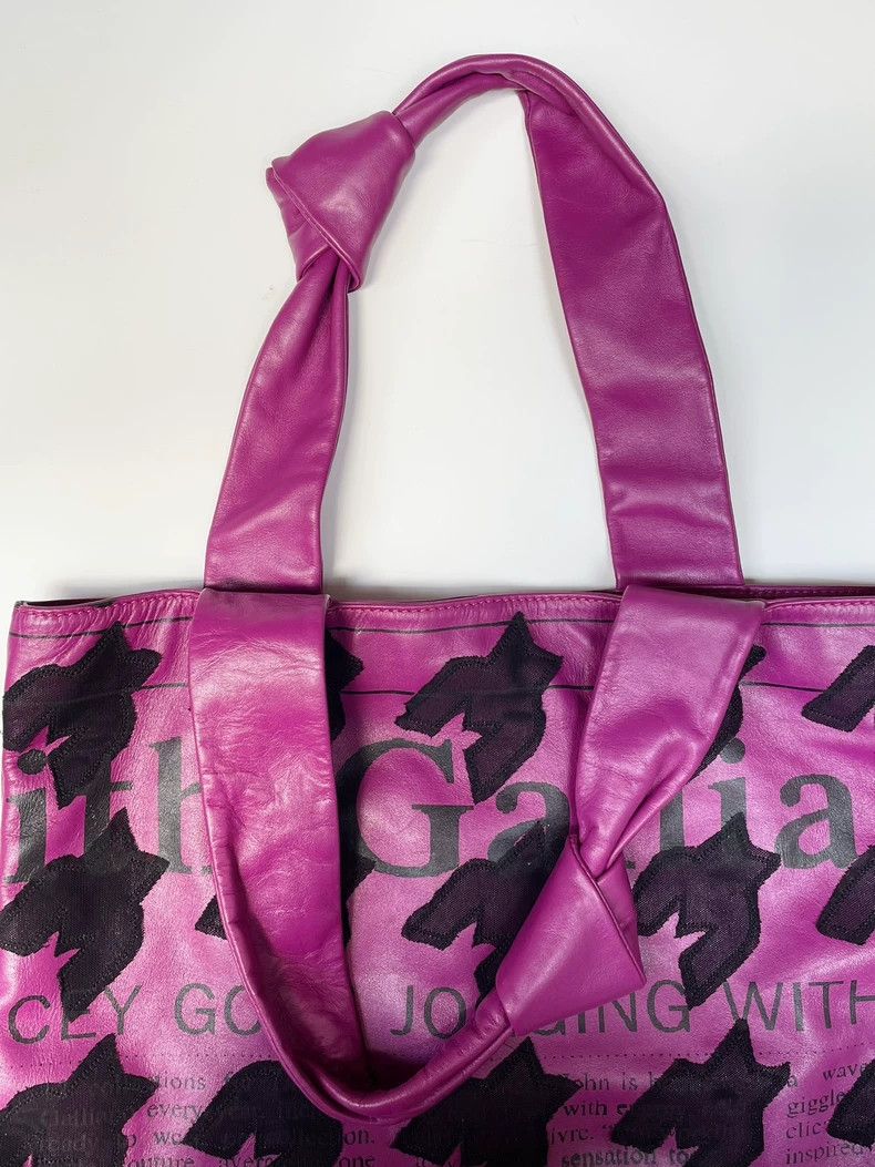John Galliano John Galliano Large Leather Tote Bag- DMC Size ONE SIZE - 4 Thumbnail