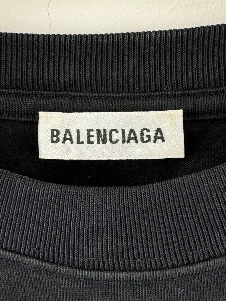 Balenciaga Balenciaga Printed Short Sleeve Tee Black- DMC Size US L / EU 52-54 / 3 - 7 Thumbnail
