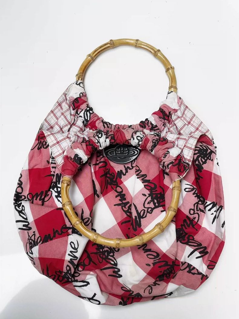 Vivienne Westwood Vivienne Westwood Bamboo Handle Tote Bag- DMC Size ONE SIZE - 3 Thumbnail