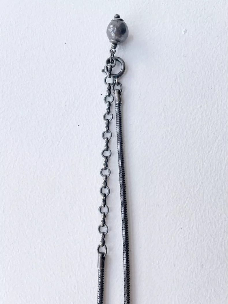 Jean Paul Gaultier Jean Paul Gaultier Cube Snake Chain Necklace- DMC Size ONE SIZE - 4 Thumbnail
