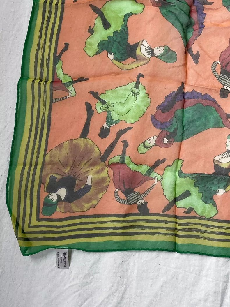 Jean Paul Gaultier Jean Paul Gaultier French Cancan Silk Scarf- DMC Size ONE SIZE - 5 Thumbnail
