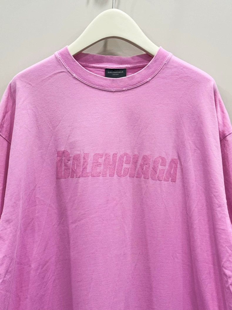 Balenciaga Balenciaga Destroyed Letters Short Sleeve T-Shirt- DMC Size US XS / EU 42 / 0 - 3 Thumbnail