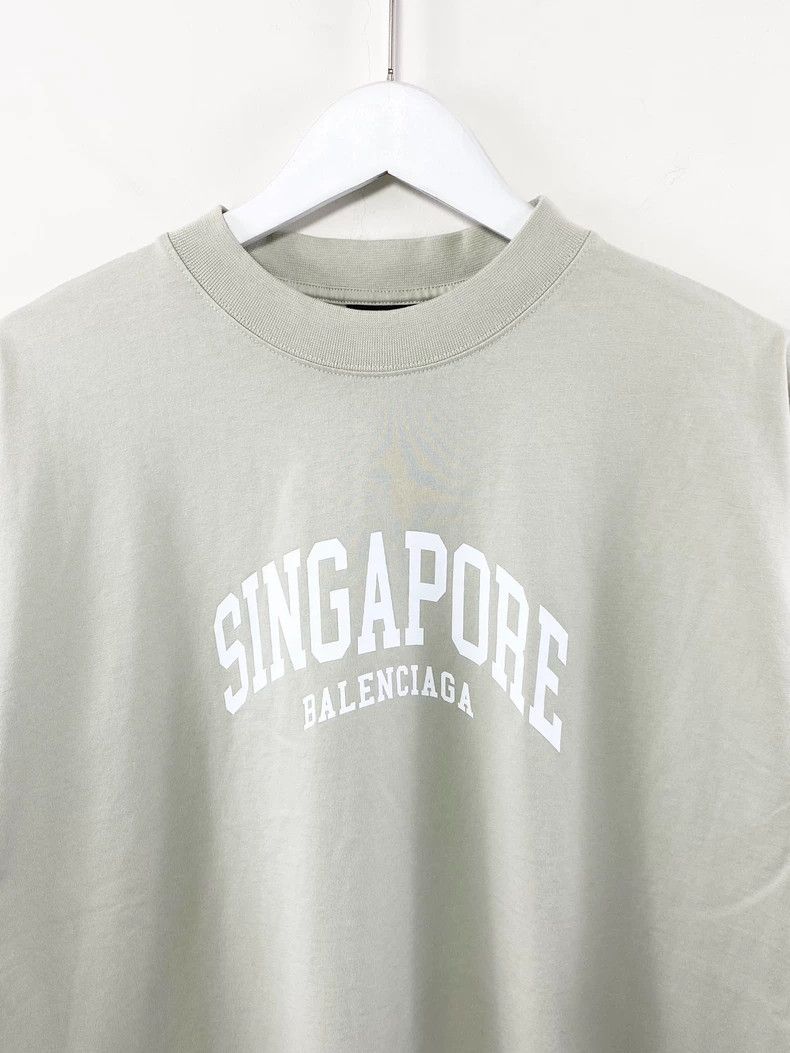 Balenciaga Balenciaga Limited Edition Singapore Print T-Shirt- DMC Size US M / EU 48-50 / 2 - 3 Thumbnail