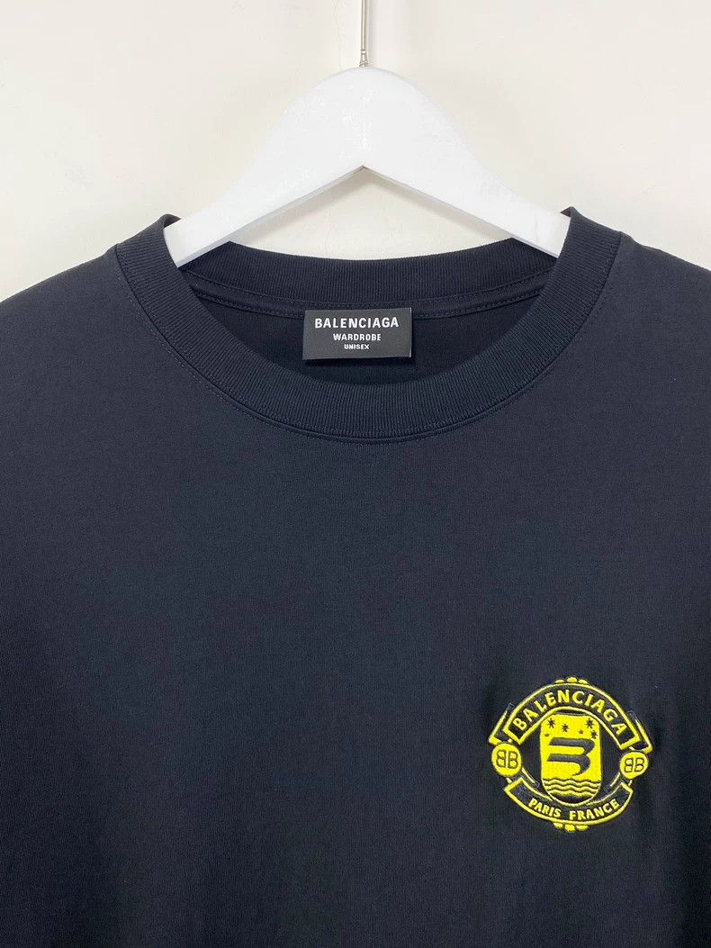Balenciaga Balenciaga Logo Embroidered Short Sleeve T-Shirt- DMC Size US M / EU 48-50 / 2 - 3 Thumbnail