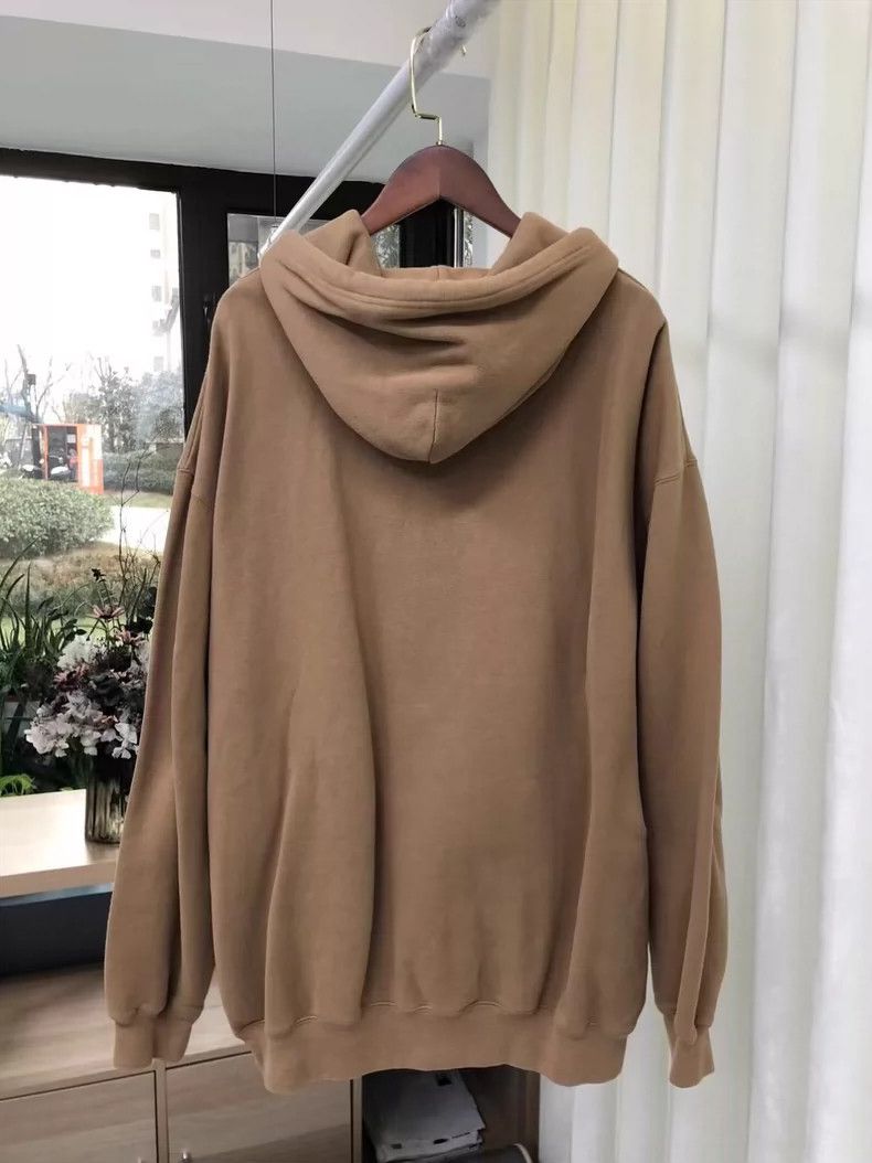 Balenciaga Balenciaga Hooded Sweatshirt in Beige Color- DMC Size US L / EU 52-54 / 3 - 3 Thumbnail