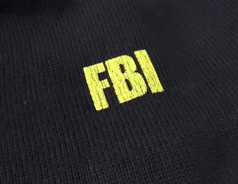 Balenciaga Men's Loose Sweater with FBI Logo- DMC Size US S / EU 44-46 / 1 - 4 Thumbnail