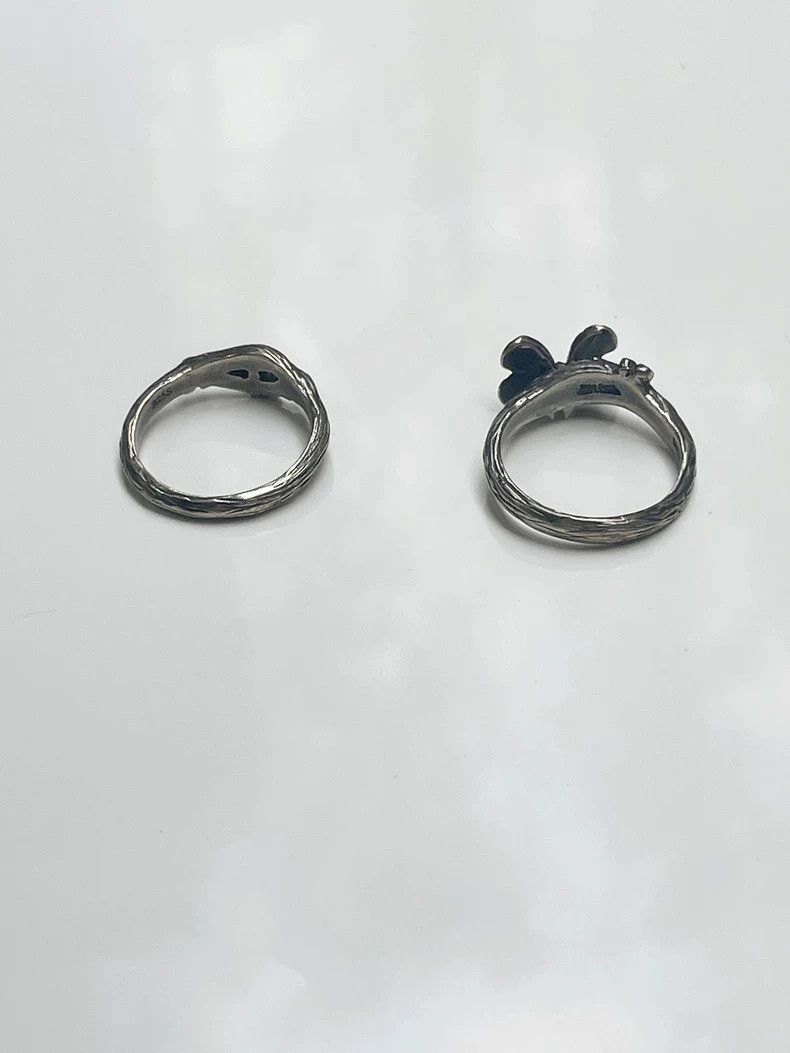 Jean Paul Gaultier Jean Paul Gaultier Butterfly Petal Ring Set- DMC Size ONE SIZE - 2 Thumbnail