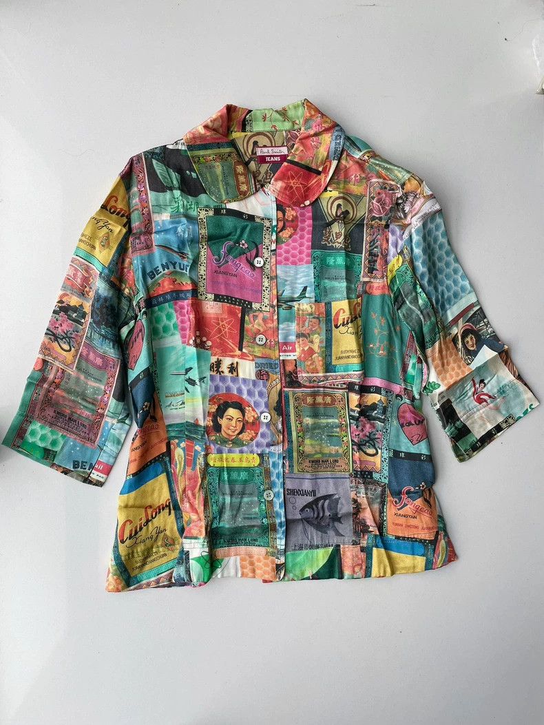 Paul Smith Vintage Chinese Advertising Shirt and Skirt Set- DMC Size US S / EU 44-46 / 1 - 3 Thumbnail