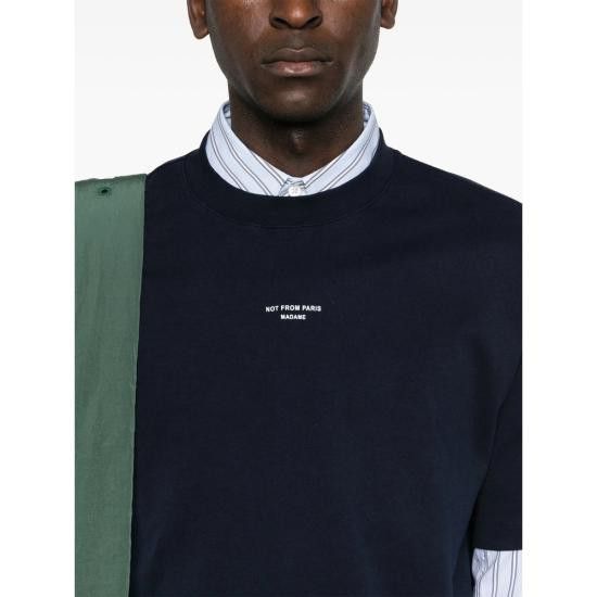 Drole De Monsieur DROLE DE MONSIEUR Men T-Shirts PERM TS202 CO002 NAVY BLUE Size US S / EU 44-46 / 1 - 2 Thumbnail