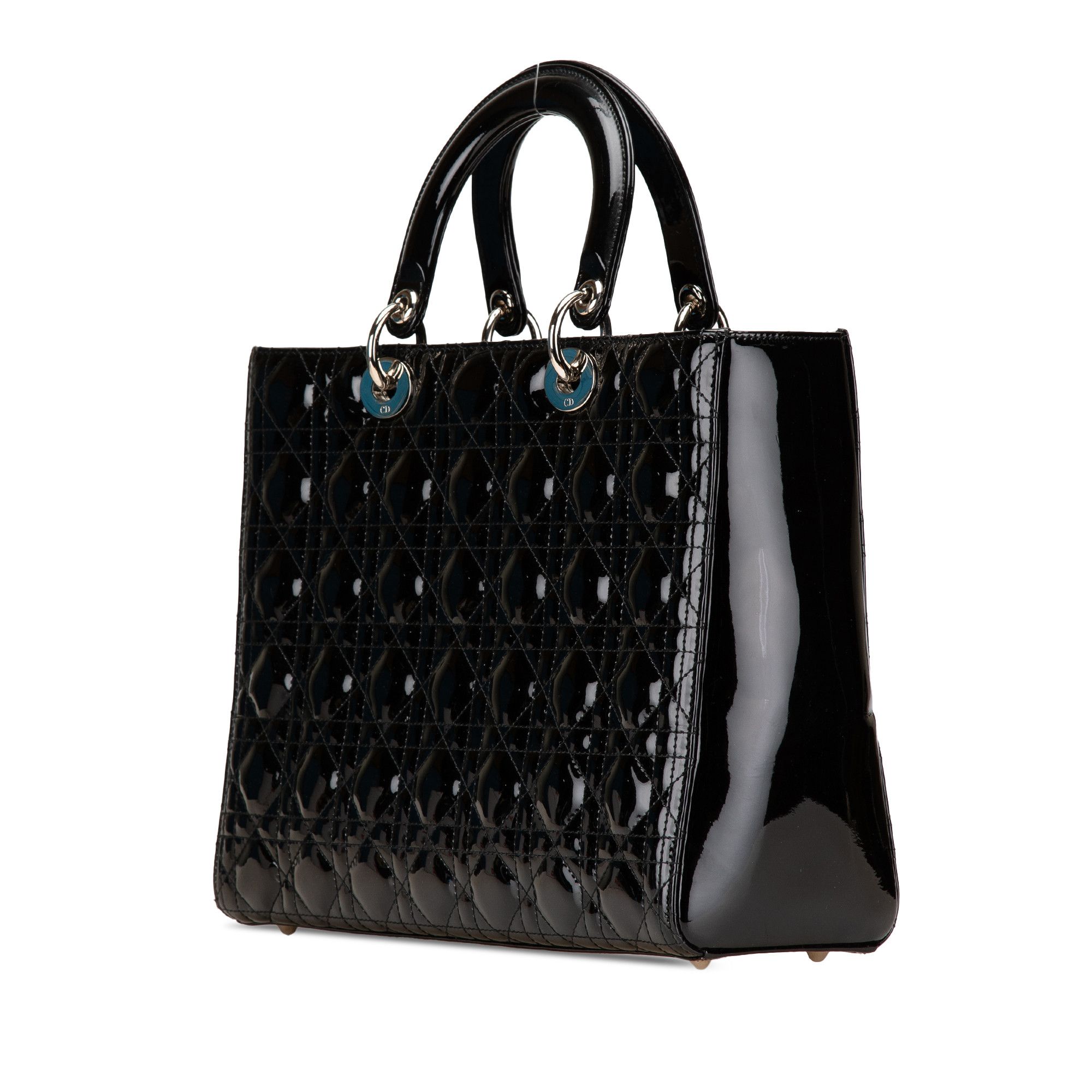 Dior Dior Large Patent Cannage Lady Dior Size ONE SIZE - 2 Thumbnail