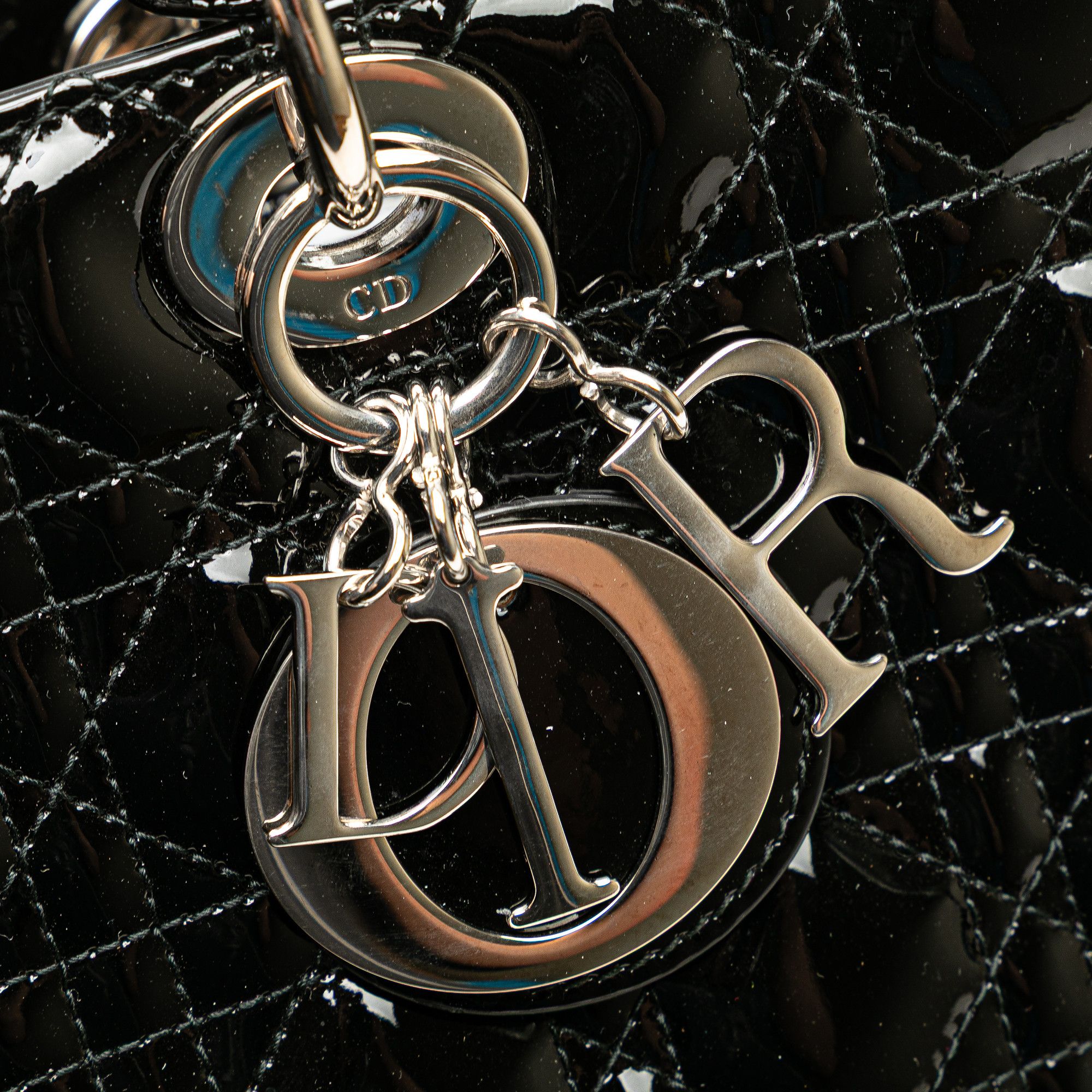 Dior Dior Large Patent Cannage Lady Dior Size ONE SIZE - 8 Thumbnail