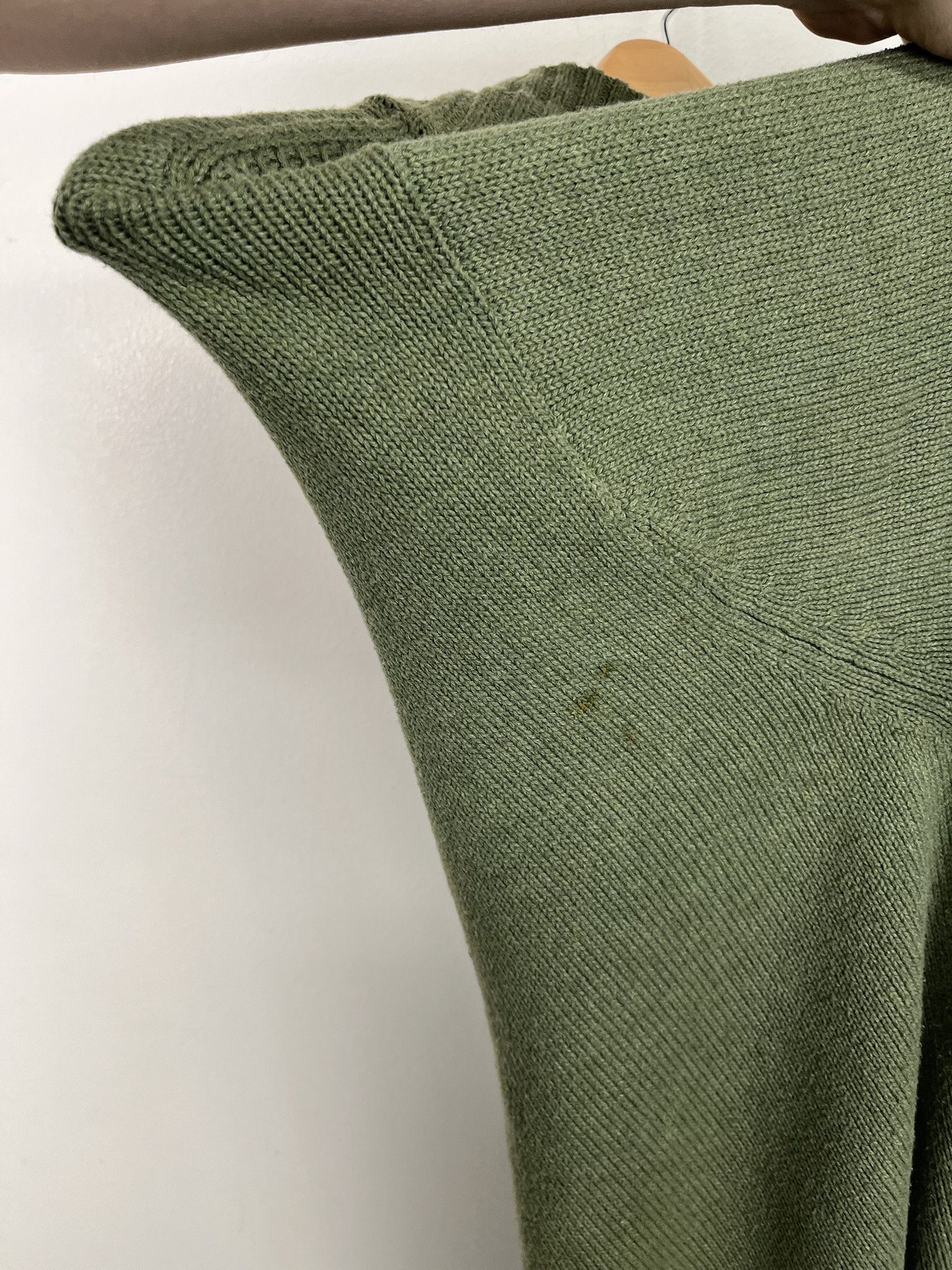 L.L. Bean Vintage LL Bean Like New Green Quarterzip Knit Sweater Size XXL Size US XXL / EU 58 / 5 - 4 Thumbnail