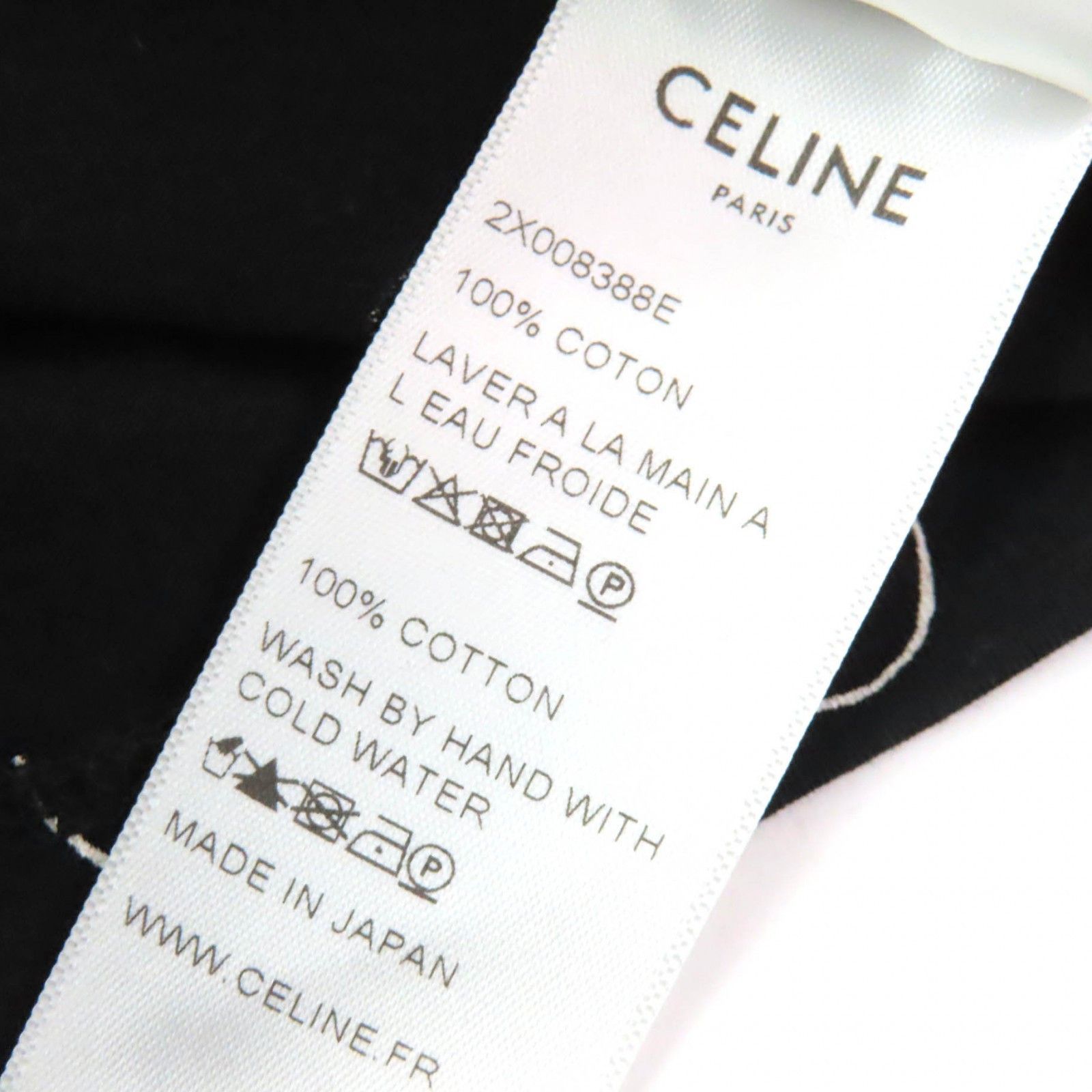 Celine Celine Celine Christian Marclay Cotton T-shirt Cotton T-Shirts 2X008388E Size ONE SIZE - 7 Thumbnail