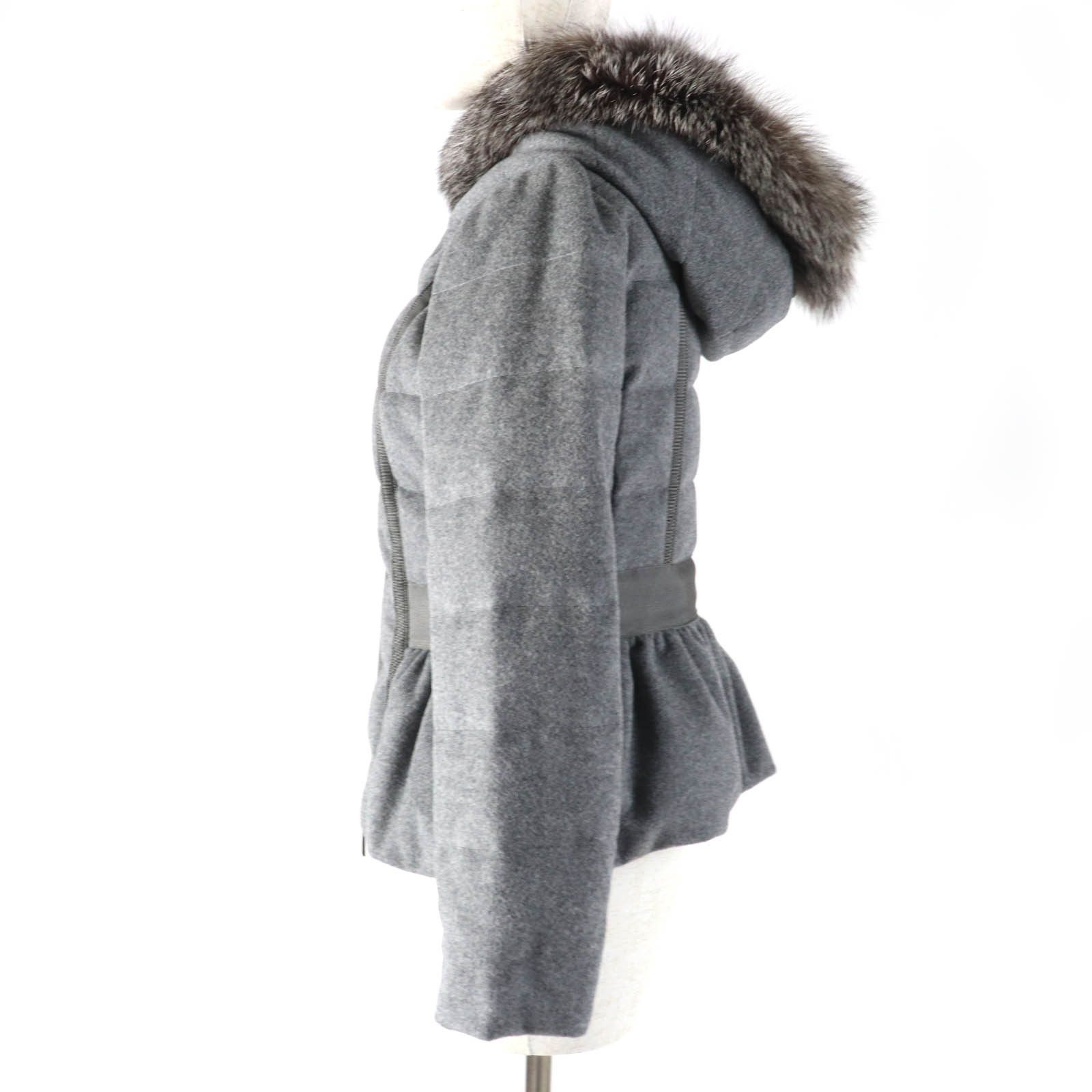 Other Other Rene Down Fox fur Down jacket Natural Material Outerwear Size ONE SIZE - 2 Thumbnail