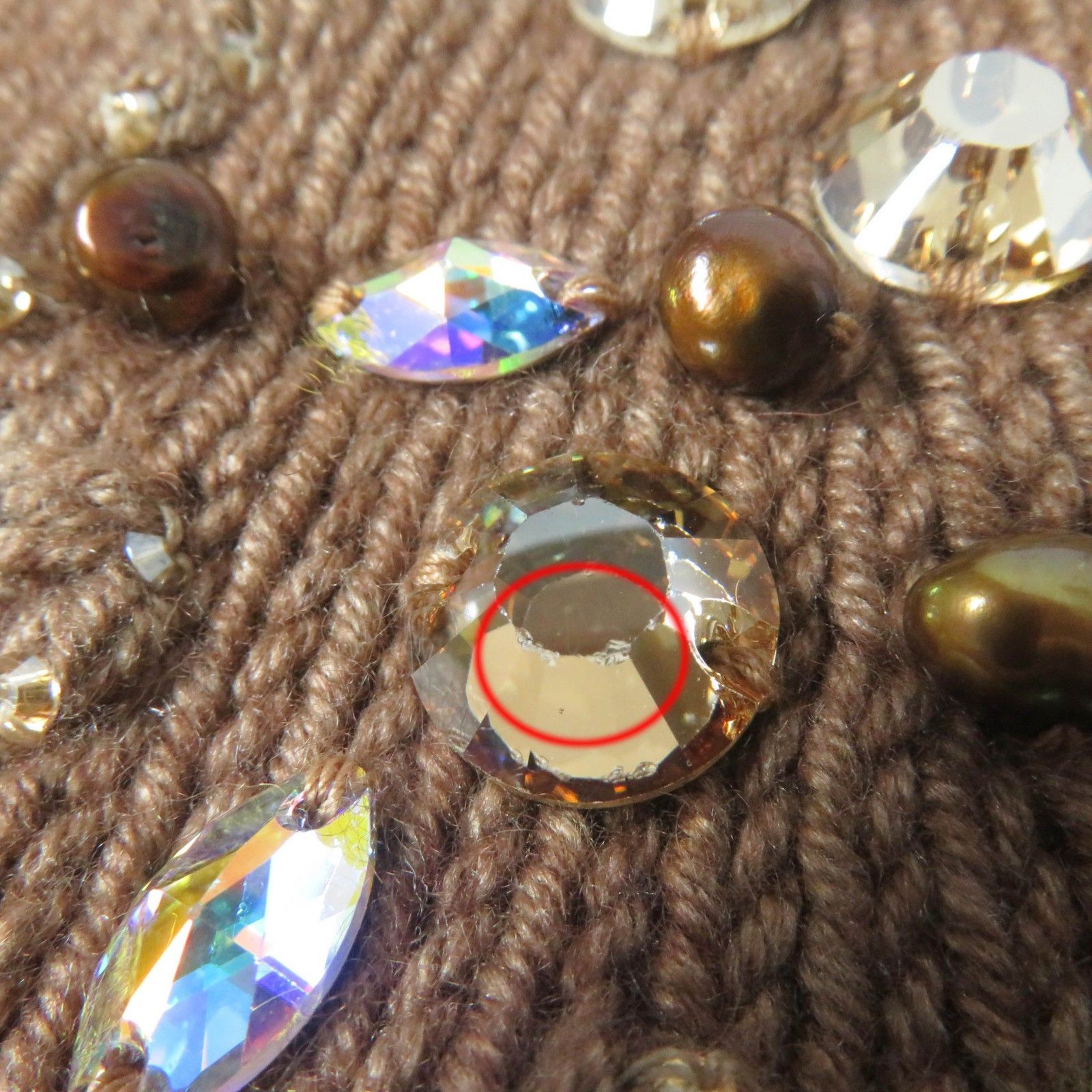 Other Other Loro Piana Beads and jewels Cashmere Silk Knit Others Tops Size ONE SIZE - 10 Thumbnail