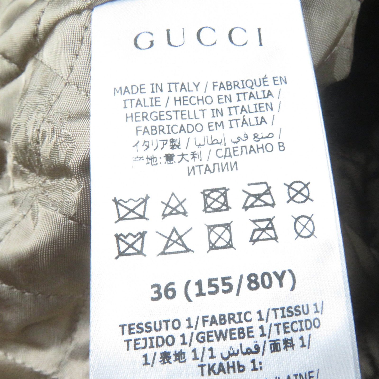 Gucci Gucci Gucci Rave Like You Are Five Wool Coat Others Outerwear 633365 DUTY FREE for USA Size ONE SIZE - 10 Thumbnail