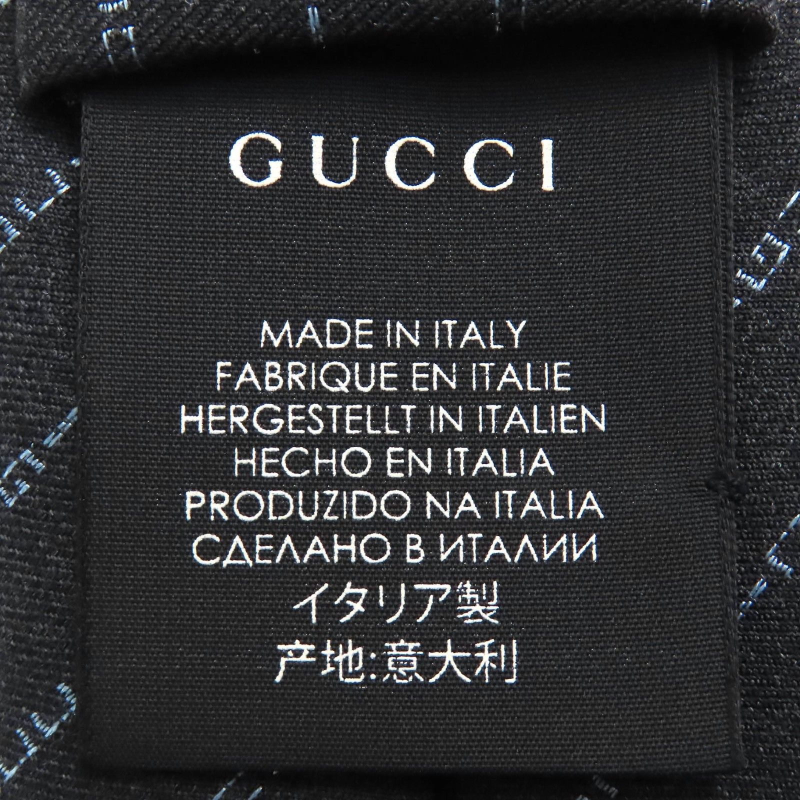 Gucci Gucci Gucci Wool Tie Others Necktie DUTY FREE for USA Size ONE SIZE - 7 Thumbnail