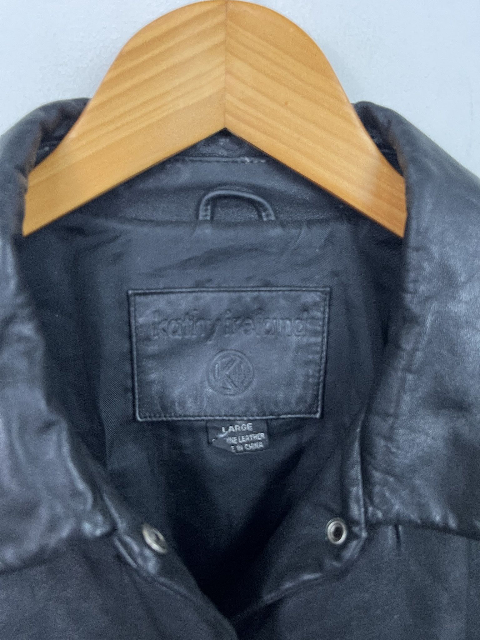Vintage × Wilsons Leather VIntage 90s Leather Jacket Kathy Ireland Leather Snap Duster Size L Size US L / EU 52-54 / 3 - 2 Thumbnail