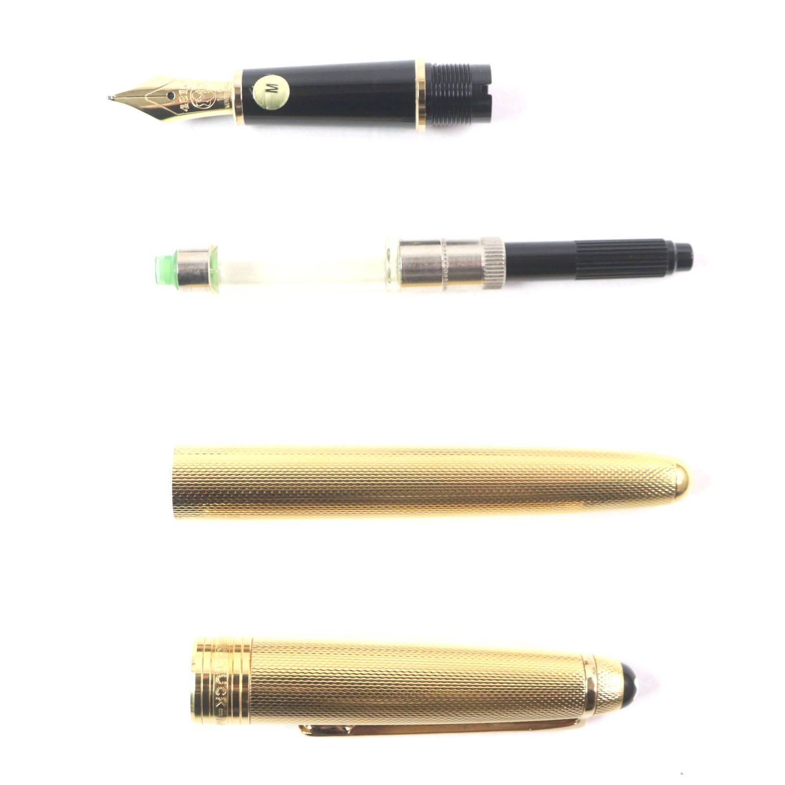 Montblanc Montblanc Montblanc Meisterstück Solitaire Au750 Fountain Pen Metal Pen Size ONE SIZE - 4 Thumbnail