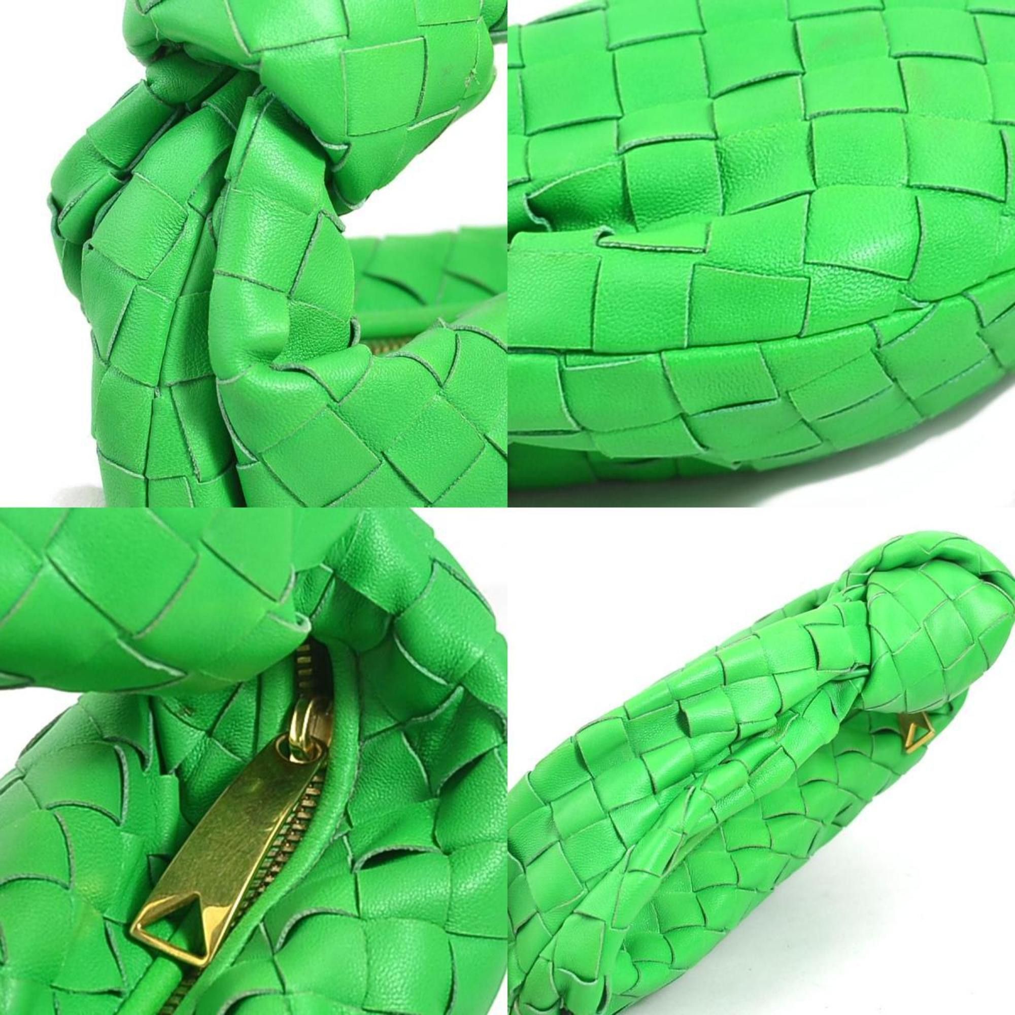 Bottega Veneta BOTTEGA VENETA handbag mini Jody leather green gold women's e60278j Size ONE SIZE - 3 Thumbnail