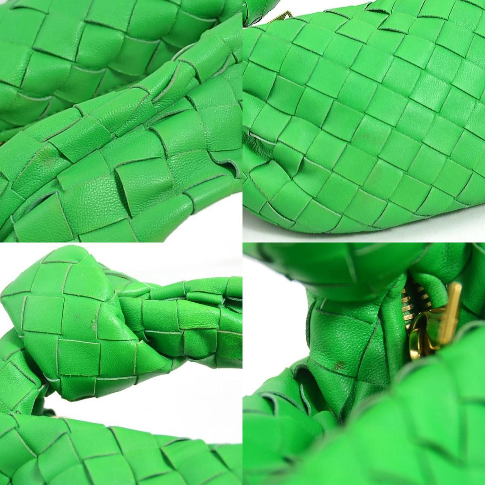 Bottega Veneta BOTTEGA VENETA handbag mini Jody leather green gold women's e60278j Size ONE SIZE - 4 Thumbnail