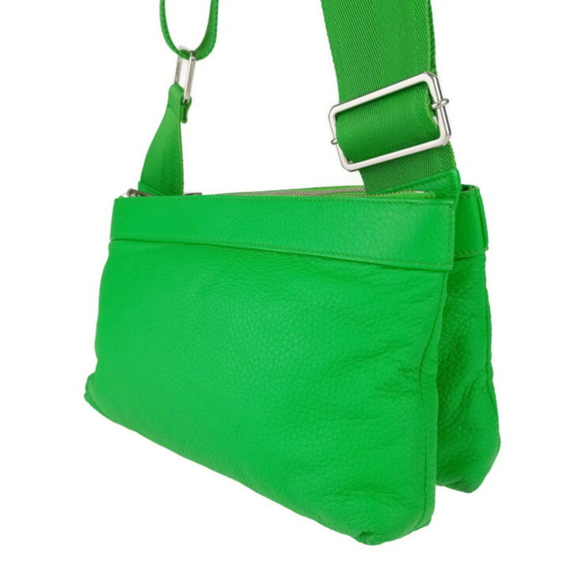 Bottega Veneta BOTTEGA VENETA Classic Pillow Crossbody Shoulder Bag 666548 Green Leather Women's Size ONE SIZE - 2 Thumbnail