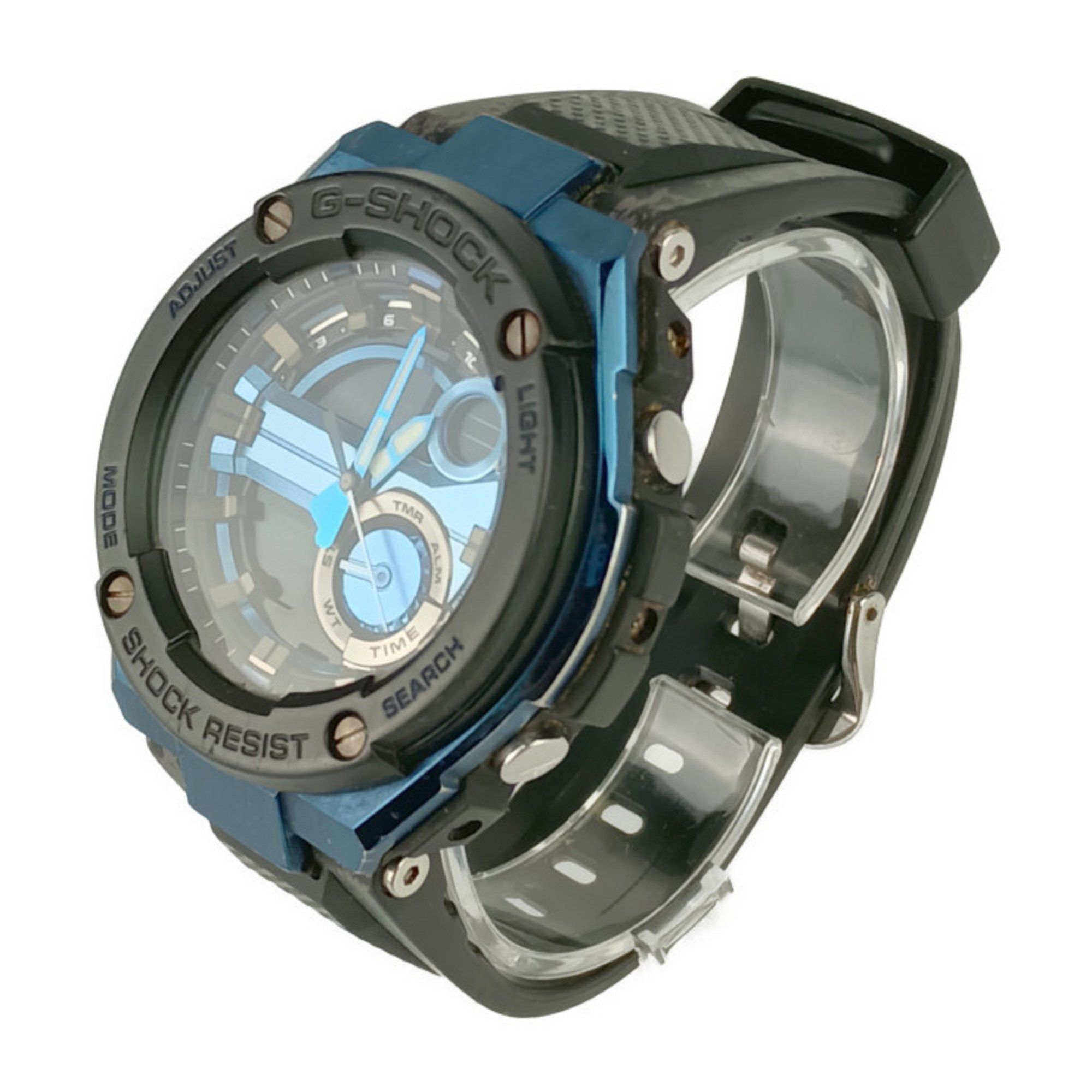 Casio Casio Watch G-SHOCK G-STEEL G-Shock G-Steel GST-200CP-2AJF Black & Blue Dial Resin Stainless Steel Men's Digital Quartz Size ONE SIZE - 2 Thumbnail