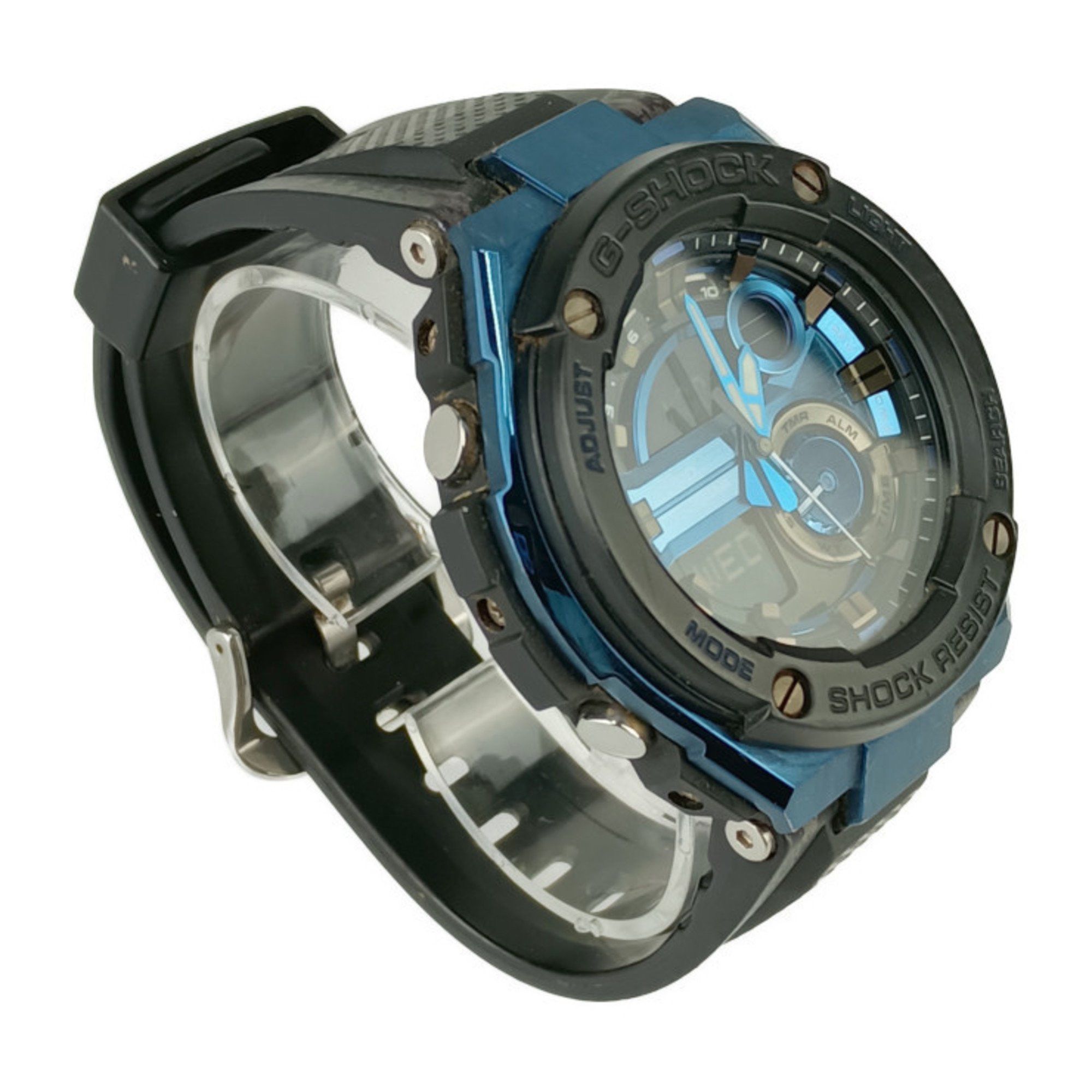 Casio Casio Watch G-SHOCK G-STEEL G-Shock G-Steel GST-200CP-2AJF Black & Blue Dial Resin Stainless Steel Men's Digital Quartz Size ONE SIZE - 3 Thumbnail