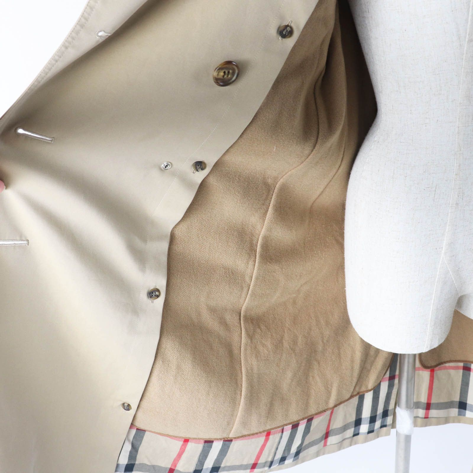 Burberry Burberry Burberry London Trench Coat Cotton Cowhide Wool Liner Trench Coat Cotton Outerwear B1A88-330-51 Size ONE SIZE - 5 Thumbnail