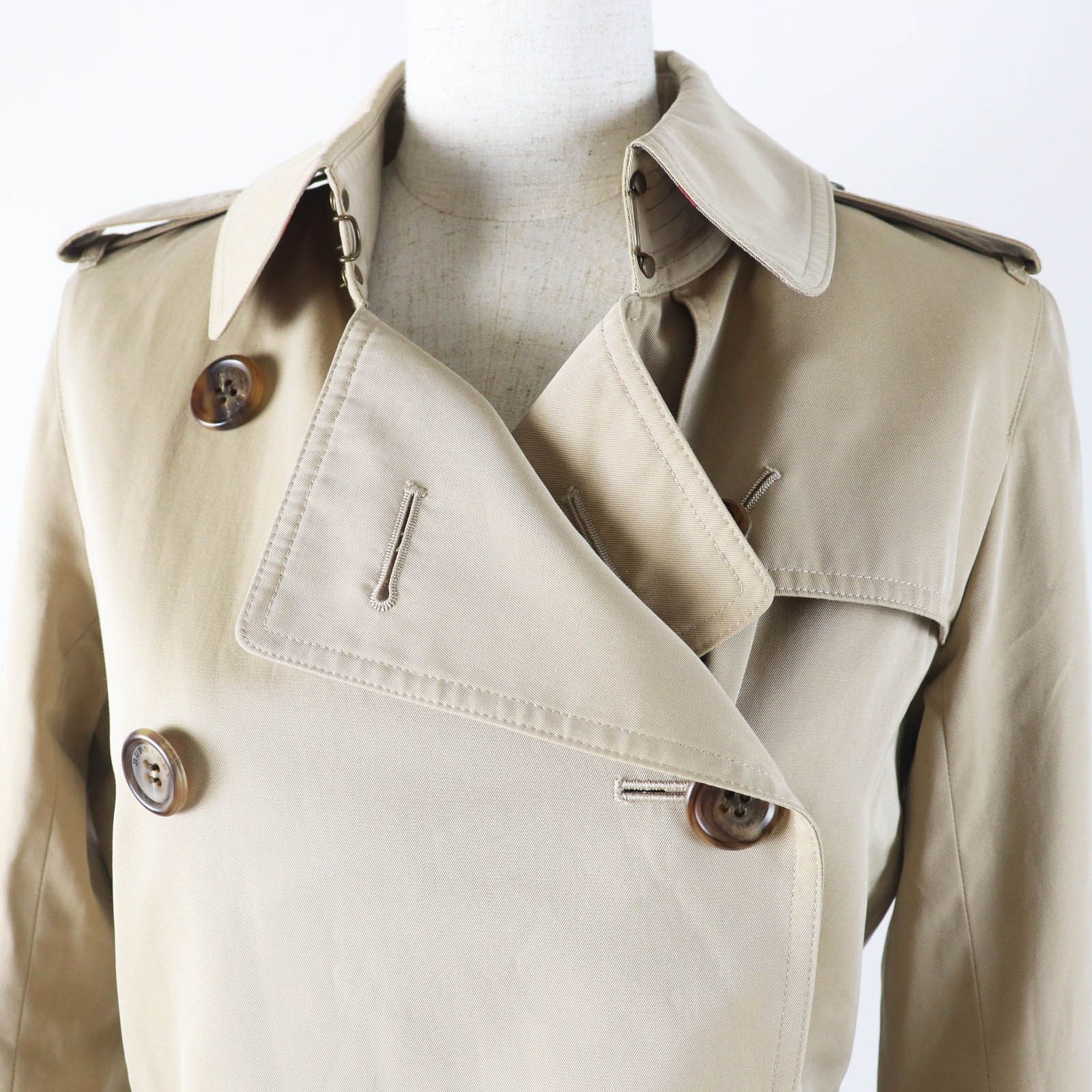 Burberry Burberry Burberry London Trench Coat Cotton Cowhide Wool Liner Trench Coat Cotton Outerwear B1A88-330-51 Size ONE SIZE - 2 Thumbnail