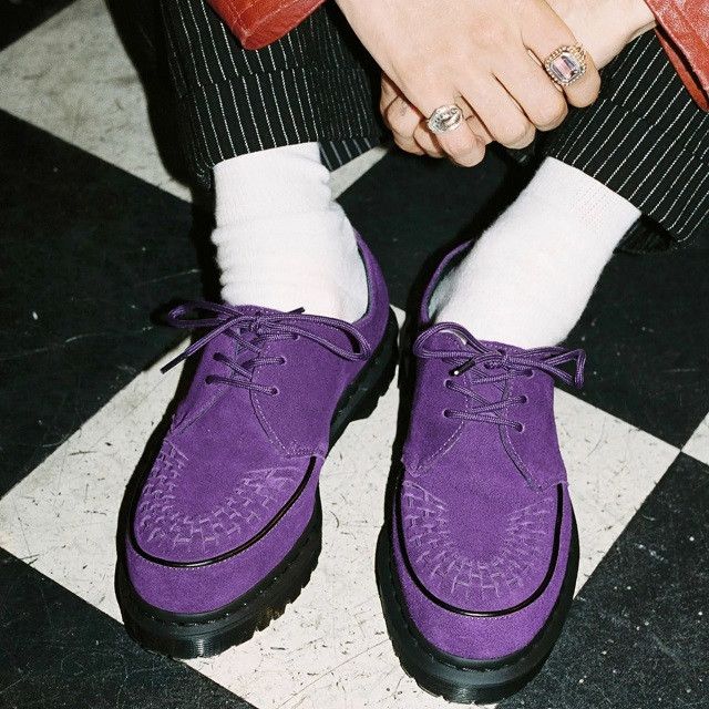 Supreme Supreme Supreme x Dr. Martens Suede Creeper Limited Suede Shoes 31772500 Size ONE SIZE - 5 Thumbnail
