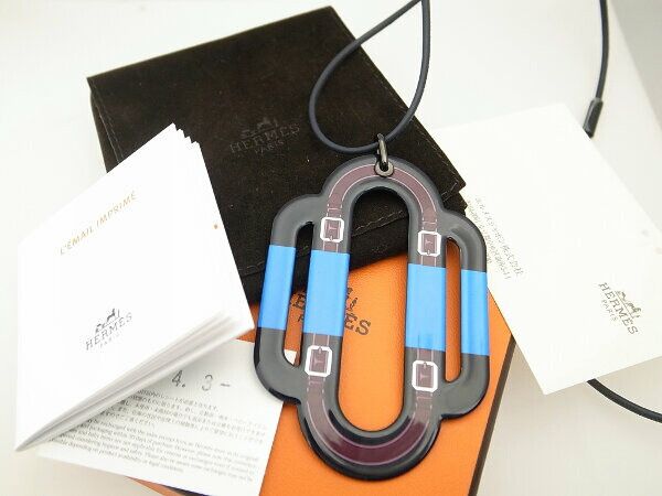 Hermes Hermes Hermes Attelage Enamel Necklace Enamel Necklace DUTY FREE for USA Size ONE SIZE - 8 Thumbnail