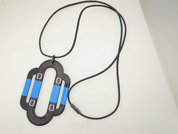 Hermes Hermes Hermes Attelage Enamel Necklace Enamel Necklace DUTY FREE for USA Size ONE SIZE - 4 Thumbnail