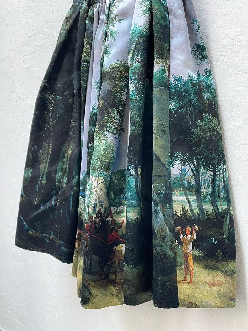 Comme des Garcons Comme des Garçons Artistic Long Skirt- DMC Size US 26 / EU 42 - 2 Thumbnail