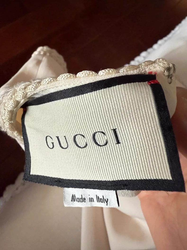 Gucci Elegant Gucci Dress with Decorative Trim- DMC Size US 31 - 4 Thumbnail