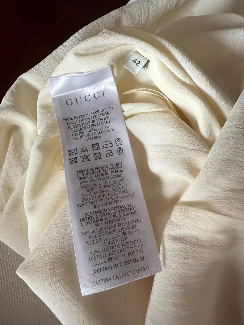 Gucci Elegant Gucci Dress with Decorative Trim- DMC Size US 31 - 5 Thumbnail