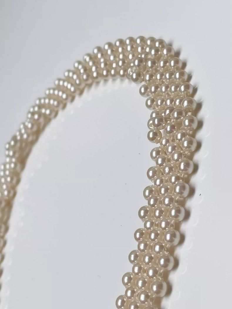 Kenzo Kenzo 80s Rose Pearl Choker Necklace- DMC Size ONE SIZE - 9 Thumbnail