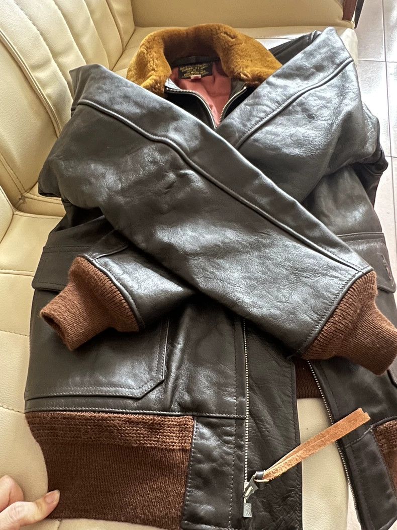 The Real McCoy's The REAL McCOY'S Leather Flight Jacket M422A- DMC Size US M / EU 48-50 / 2 - 2 Thumbnail