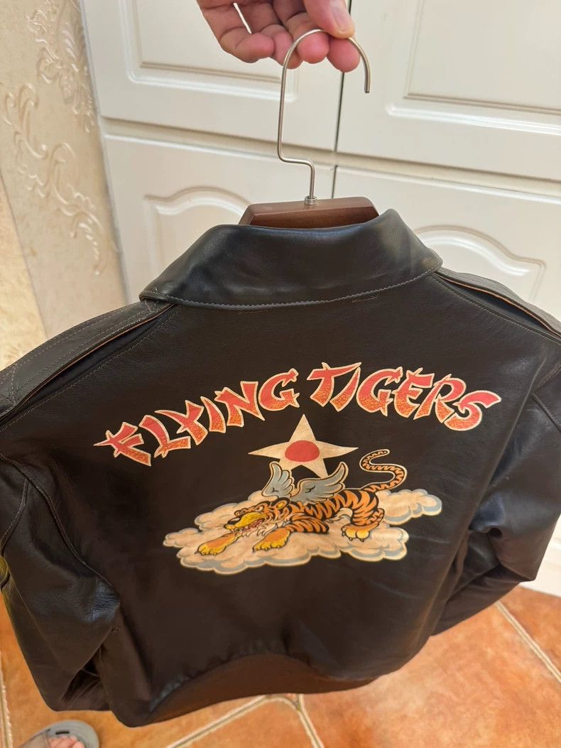 The Real McCoy's The Real McCoys A2 Pilot Jacket Size 42- DMC Size US L / EU 52-54 / 3 - 9 Thumbnail
