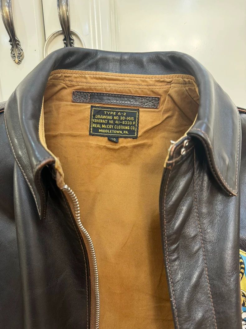 The Real McCoy's The Real McCoys A2 Pilot Jacket Size 42- DMC Size US L / EU 52-54 / 3 - 5 Thumbnail