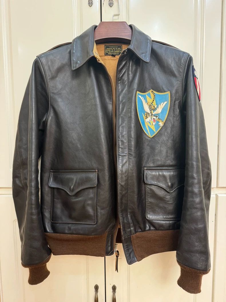 The Real McCoy's The Real McCoys A2 Pilot Jacket Size 42- DMC Size US L / EU 52-54 / 3 - 2 Thumbnail
