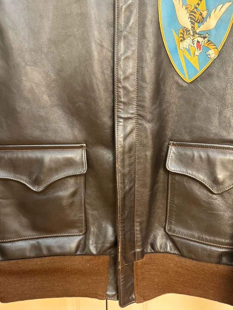 The Real McCoy's The Real McCoys A2 Pilot Jacket Size 42- DMC Size US L / EU 52-54 / 3 - 3 Thumbnail